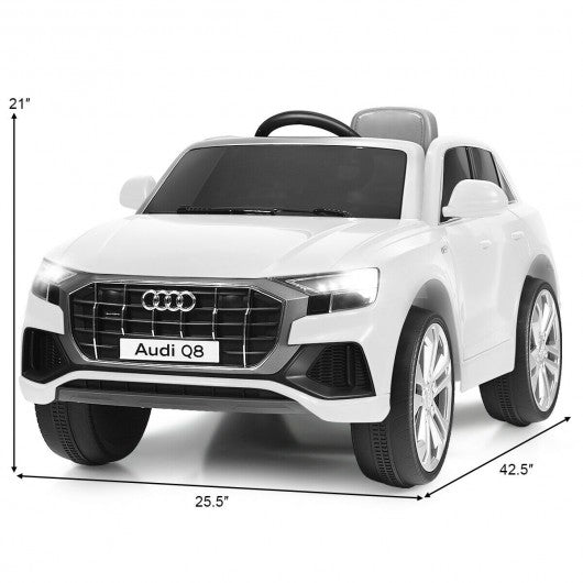 12V Licensed AudiQ8 Kids Ride On Car