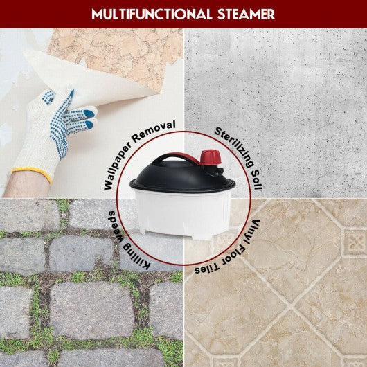 1500 W Chemical-free Wallpaper Removal Steamer with 1 Gallon Reservoir