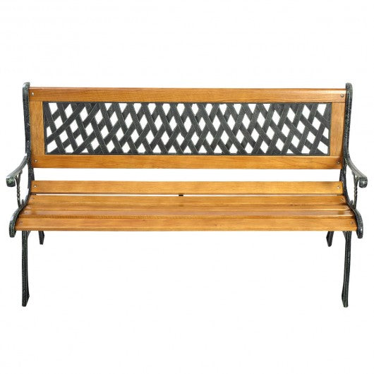 Outdoor Cast Iron Patio Bench