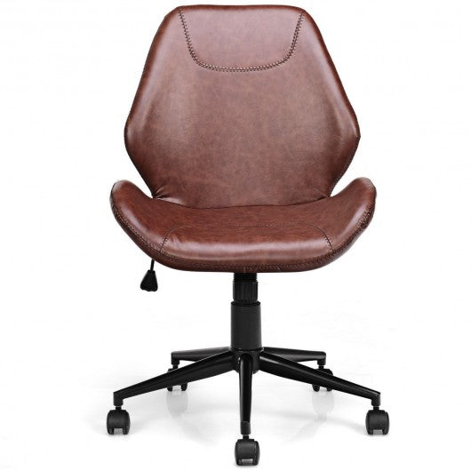 Office Home Leisure Mid-back Upholstered Rolling Chair