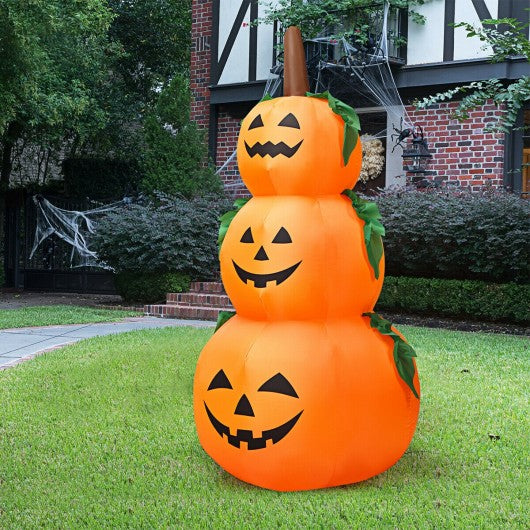 6FT Halloween Inflatable Stacked Pumpkins