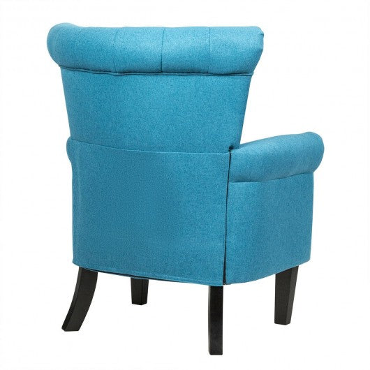 Modern Accent Tufted Upholstered Single Sofa