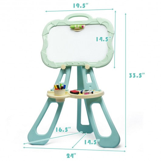4 in 1 Double Sided Magnetic Kids Art Easel