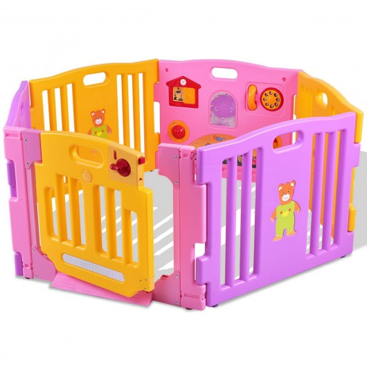 6 Panel Baby Playpen Kids Safety Play Center Yard
