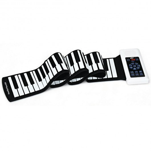 88 Key Electronic Roll Up Piano Silicone Keyboard