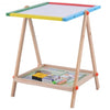 2-in-1 Adjustable Wooden Easel Drawing Board