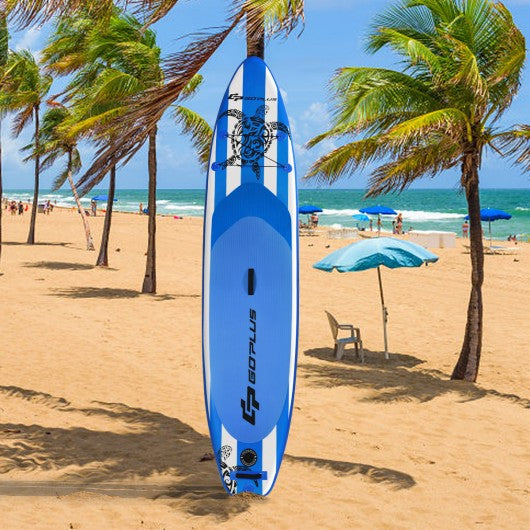 11' Inflatable Adjustable Paddle Board with Carry Bag