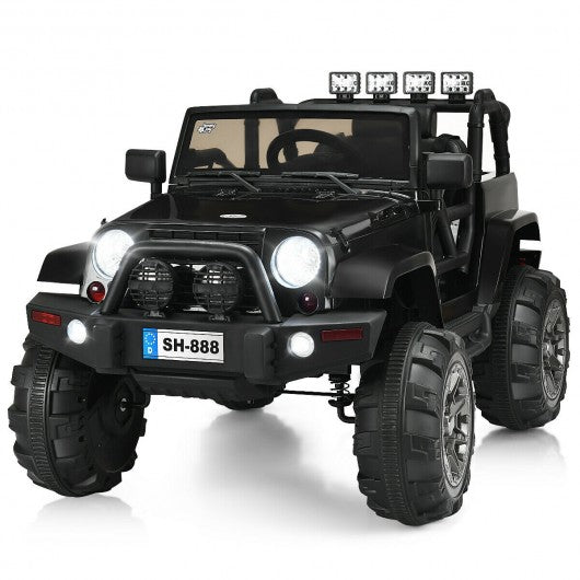 12V Kids Remote Control Riding Truck Car with LED Lights