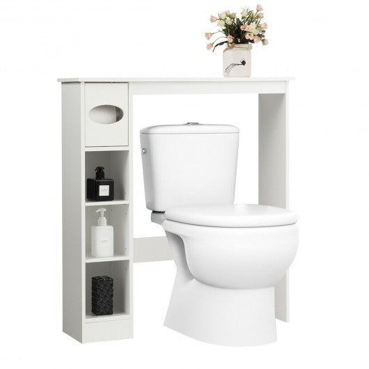 Wooden Toilet Storage Cabinet Bathroom