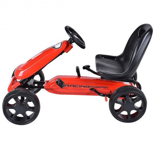 Outdoor Kids 4 Wheel Pedal Powered Riding Kart Car
