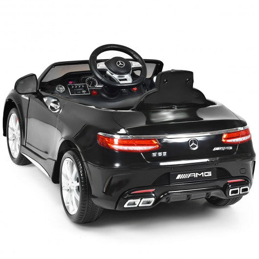 12 V Mercedes Benz S63 Licensed Kids Ride On Car