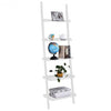5-Tier Leaning Wall Display Bookcase