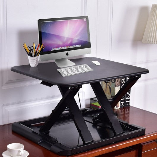 Slim 8 Adjustable Standing Folding Lap Desk-Black