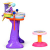 3 in 1 Kids Piano Keyboard Drum Set with Music Fountain