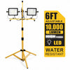 100 W 10 000 lm LED Dual-Head Work Light with Stand
