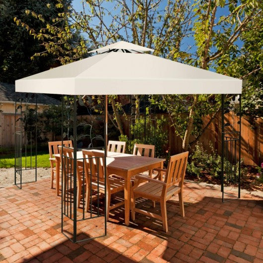 10' x 10' 2-Tier 3 Colors Patio Canopy Top Replacement Cover