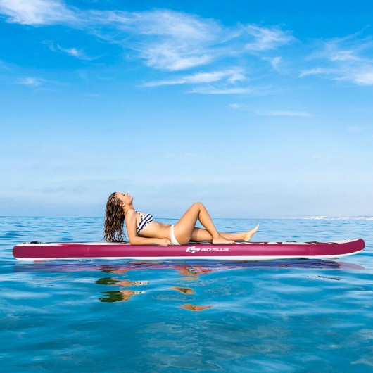 11' Inflatable Adjustable Paddle Board with Carry Bag