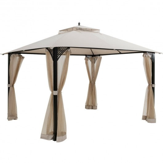 12' x 10'Outdoor Double Top Patio Gazebo