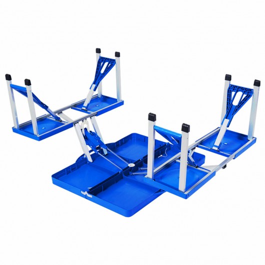 Outdoor Folding Camping Table and Bench Set
