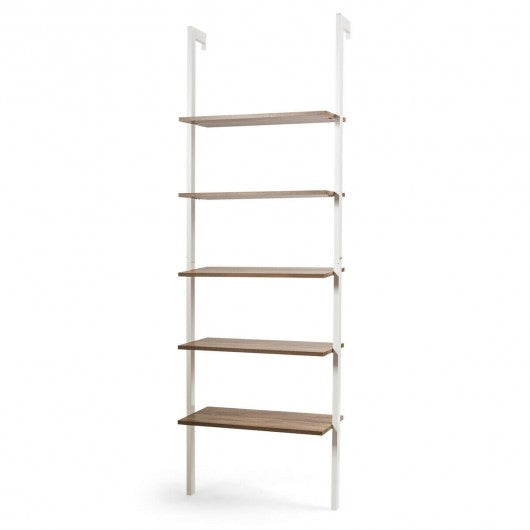 5-Tier Metal Frame Ladder Shelf