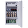 3.2 Cu Ft Retro Compact Refrigerator w/ Freezer Interior Shelves Handle