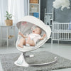 Baby Swing Electric Rocking Chair with Bluetooth Music Timer-Beige