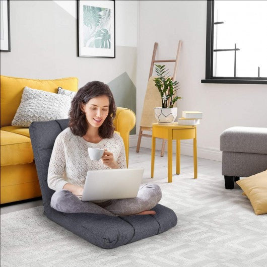 14 Position Adjustable Cushioned Floor Lazy Sofa Chair