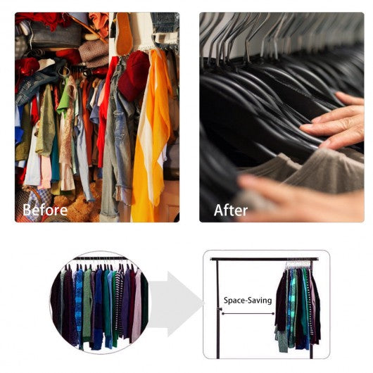 100 pcs Velvet Clothes Suit/Shirt/Pants Hangers
