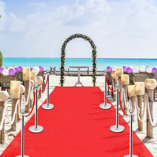 2 pcs Thick Stanchion Crowd Control Queue Velvet Rope