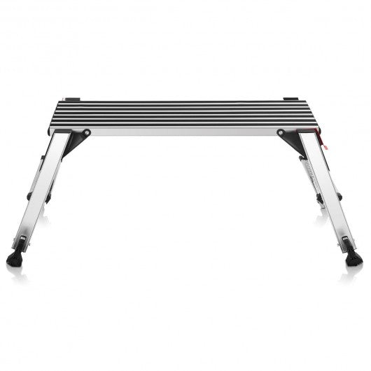 330 lbs Aluminum Folding Non-slip Drywall Step Stool Ladder