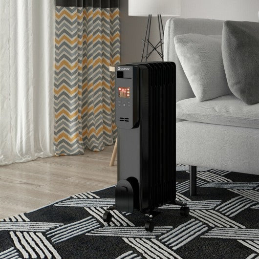 1500W LCD Electric Radiator Heater with Remote Control