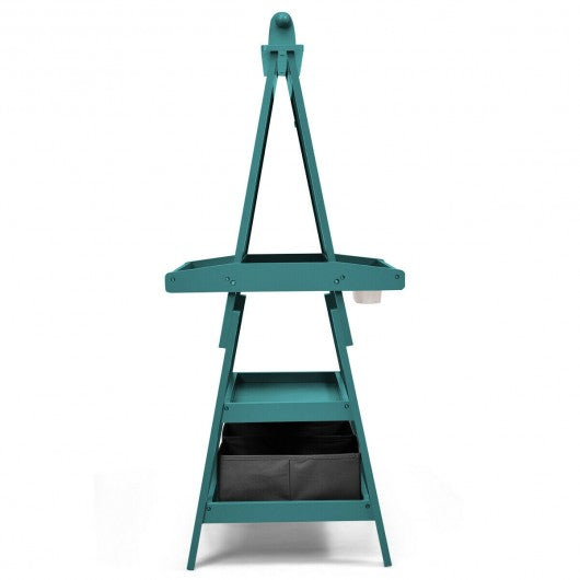 3 in 1 Double-Sided Storage Art Easel-Green