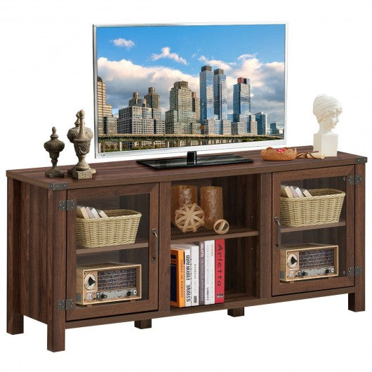 TV Stand Entertainment Center for TV's with Storage Cabinets