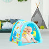 4-in-1 Baby Play Gym Mat with 3 Hanging Toys