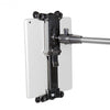 Universal Adjustable Rotating IPAD/Tablet PC Holder Floor Mount Stand -silver