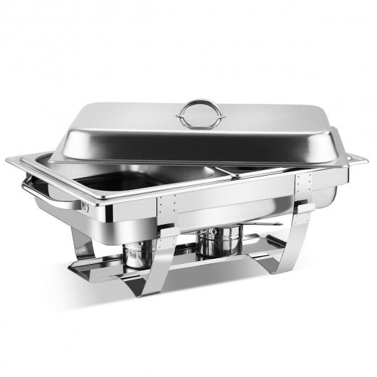 2 Packs Stainless Steel Full Size Chafing Dish