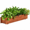 3' Wooden Decorative Planter Box for Garden Yard and Window