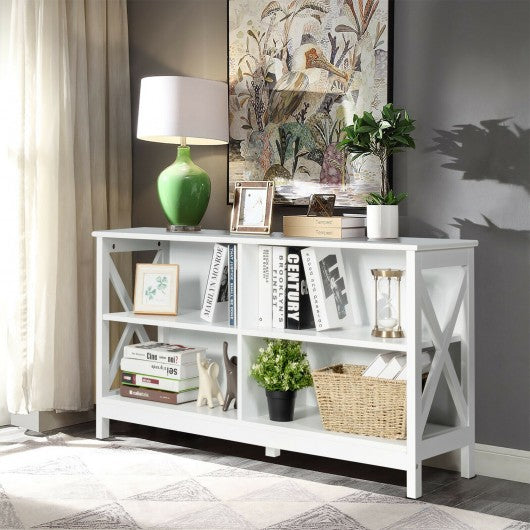 Wooden TV Stand Entertainment Media Center