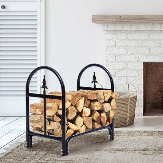 2' Outdoor Heavy Duty Steel Firewood Storage Holder
