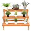 3 Tiers Wooden Step Ladder Plant Pot Rack Stand
