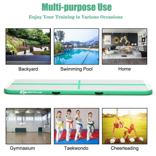 13 Feet Air Track Inflatable Gymnastics Tumbling Mat with Pump