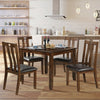 5-Piece Wood Dining Table Set