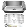 31'' Stainless Steel Single Bowl Kitchen Sink Basin