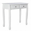 White Vanity Makeup Dressing Table with 4 Drawers