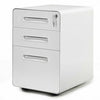 3 Drawer Mobile File Cabinet with Anti