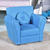 Living Room Armrest Chair Couch Kids Sofa w/ Pillow-Blue