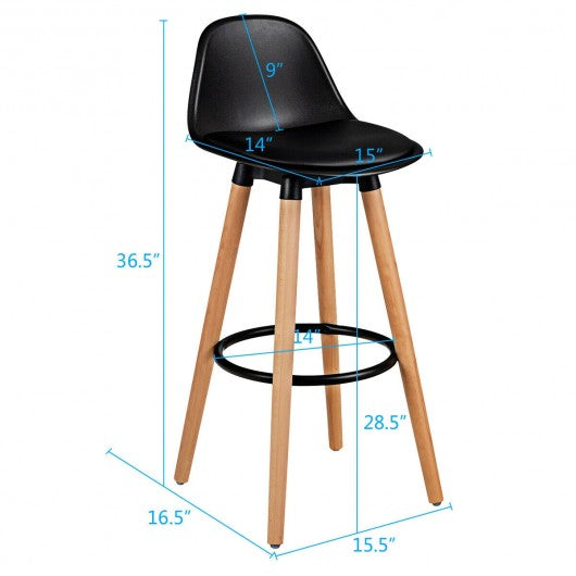 2Psc Mid Century Barstool 28.5