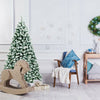 6 ft Preit Premium Snow Flocked Hinged Artificial Christmas Tree