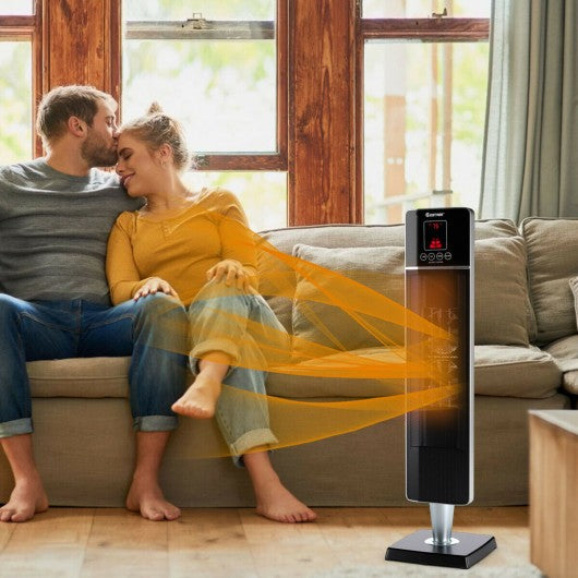 1500W Portable Tower Heater with Timer Remote Control
