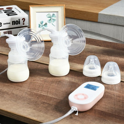 Electric Double Breastfeeding Pump with Expression & Massage Modes